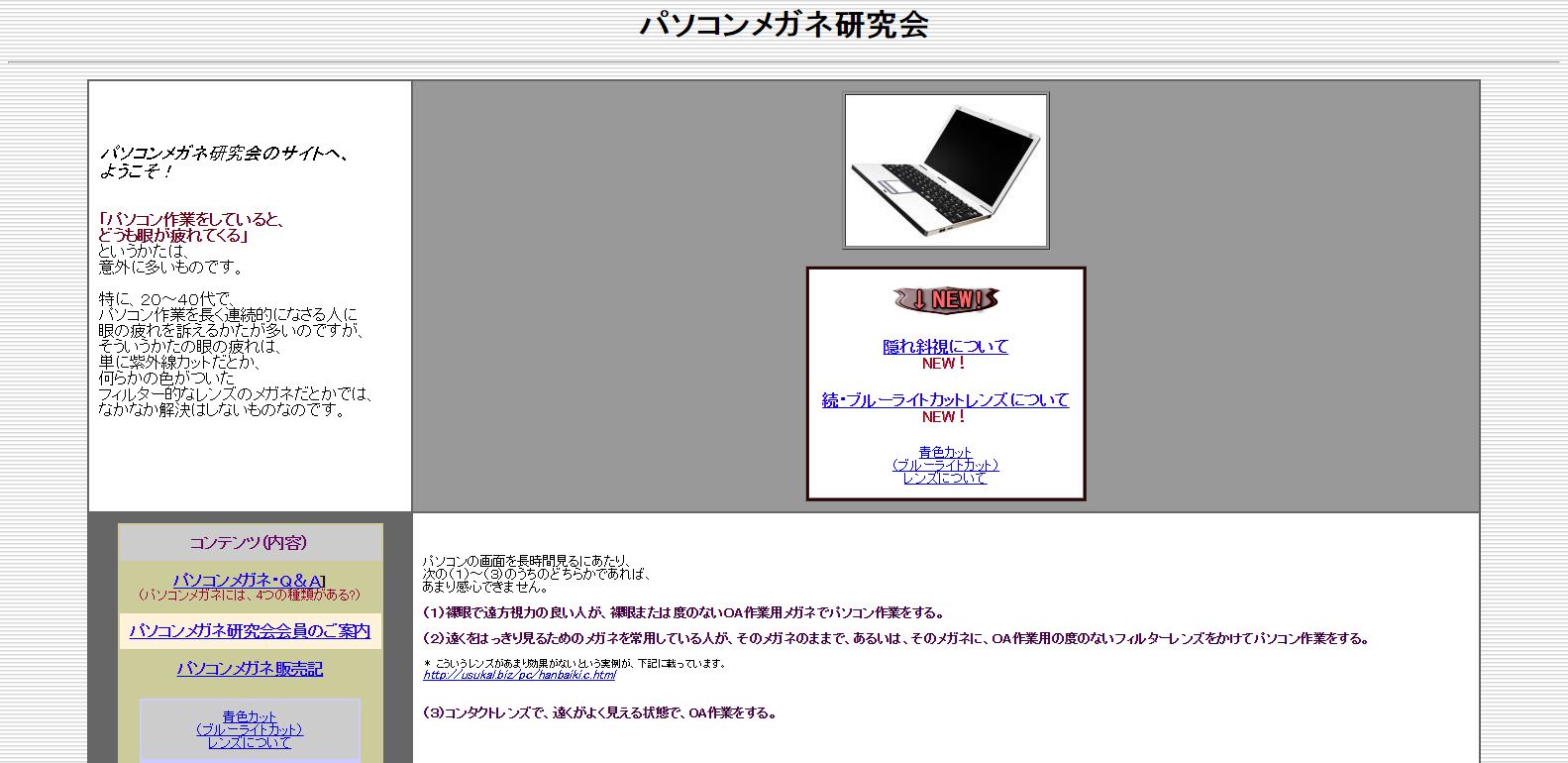 パソコンメガネ研究会
